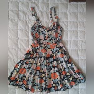 Urban outfitters kimchi blue floral babydoll dress